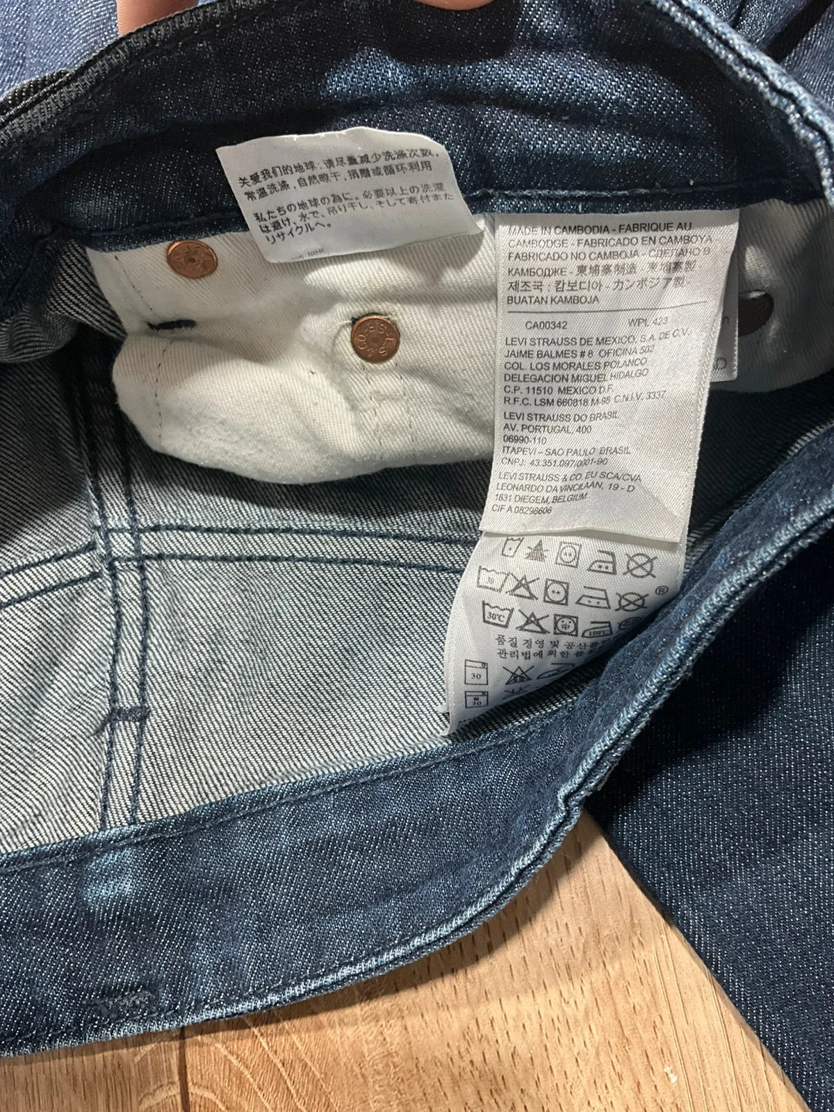Jean Levi's 541 Coupe Droite/Athletic W30 L30 Vintage Bleu Foncé Délavé lvh 247 – photo 11